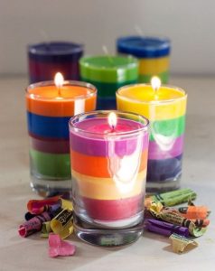  Crayons To Candles